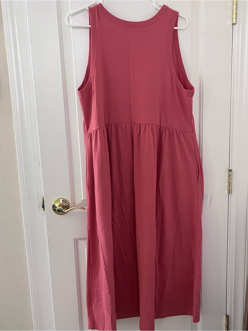 A New Day Sleeveless coral tank top style Maxi Dress XXL - Picture 5 of 5
